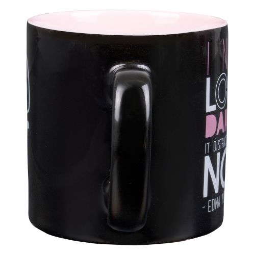  Seven20 Disney Pixar Incredibles Edna Mode Ceramic Coffee Mug - I Never Look Back, Darling. It Distracts Me From The Now - 20 oz