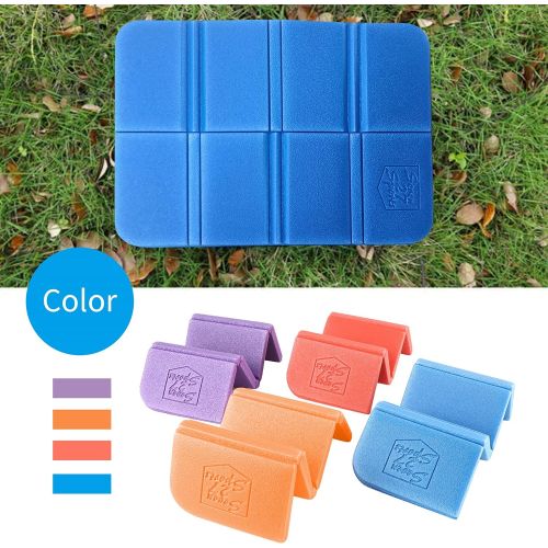  Seven27Sports 4-Pack Waterproof Outdoor Foldable Foam Pads Plus 4 Storage Bags - a Sit Upon Foam Camping Pad and Sit Pad Bleacher Cushion (Outdoor Gear)