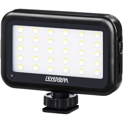  Sevenoak Adjustable 30 LED Video Light, Portable LED Dimmable Lamp for Canon Nikon Camcorder DSLR Camera Smartphone Lighting