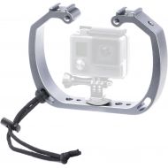 Sevenoak Aluminum Alloy Micro Film Making kit Video Cage Diving Rig Stabilizer SK-GHA6 & GoPro Mount Adapter for Action Cameras GoPro Hero3 3+ 4 5 6 Action Cameras for Underwater V