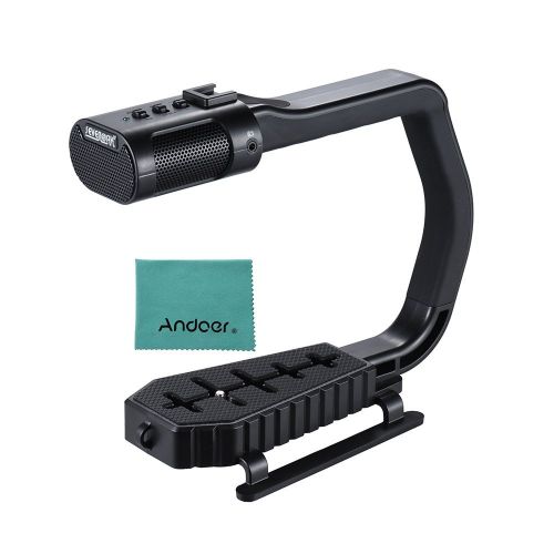  Sevenoak MicRig Stereo Video & Audio Recording Grip with Microphone 1 Stop Solution for DSLRs Camcorders Action Cameras Smartphones