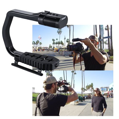  Sevenoak MicRig Stereo Video & Audio Recording Grip with Microphone 1 Stop Solution for DSLRs Camcorders Action Cameras Smartphones