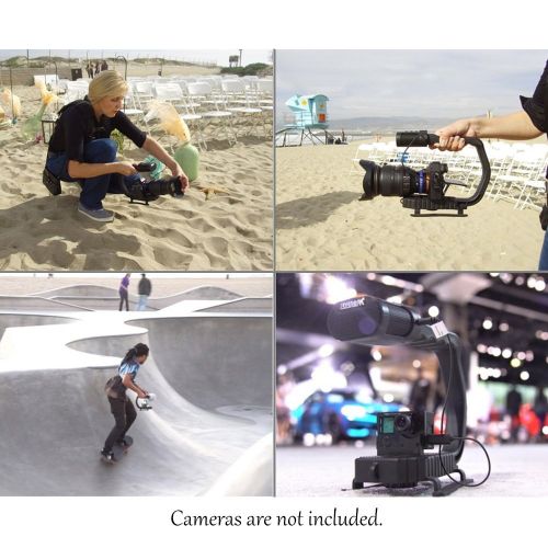  Sevenoak MicRig Stereo Video & Audio Recording Grip with Microphone 1 Stop Solution for DSLRs Camcorders Action Cameras Smartphones