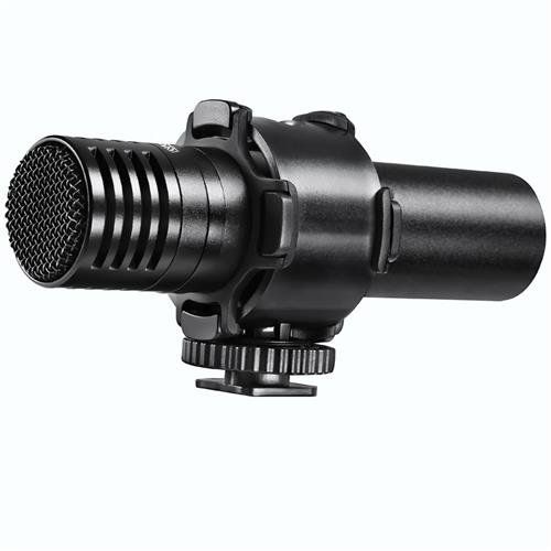  Sevenoak SK-SVM10 Aluminum Stereo Video Condensor Microphone with Deadcat, Shockmount, Soft & Hard Cases for DSLR Cameras and Camcorders