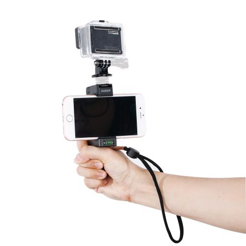  Sevenoak SK-PSC1 SmartGrip Handheld Stand Smartphone Mount Selfie Holder Filmmake Grip Handle & Mounting Shoe & Hand Strap String iPhone 8 8 Plus 7 7 Plus Samsung Galaxy S4 Note Tr