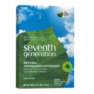 Gentle! Seventh Generation Automatic Dishwasher Detergent Free & Clear45.0 oz.(12pk)