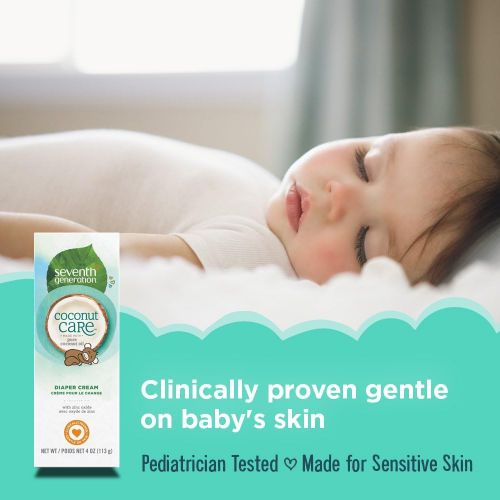  [아마존베스트]Seventh Generation Baby Diaper Cream with Soothing Coconut Care, 4 oz (2 count)