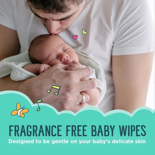  [아마존베스트]Seventh Generation Baby Wipes, Free & Clear with Flip Top Dispenser, 64 count