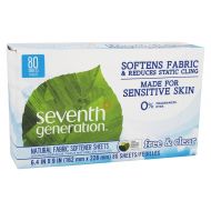 Seventh Generation -Free and Clear Fabric Softener Sheets (12 boxes, 80 CT)