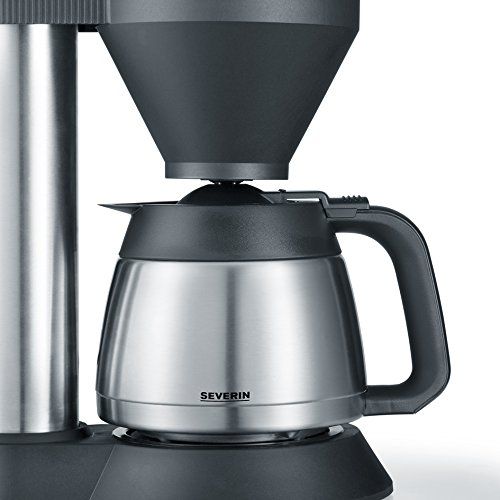  Severin Kaffeeautomat Cafe Caprice Thermoline, ca. 1400 W,bis 8 Tassen, Schwenkfilter 1 x 4, Vapotronik-Bruehsystem, automatische Abschaltung