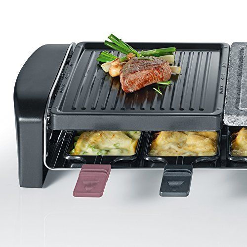  Severin RG 9645Raclette Grill, 1400Watt, Black