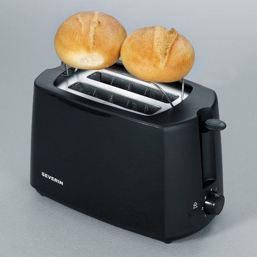  Severin Automatic 2 Slice Toaster: Black, 700W