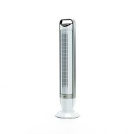 Seville Classics UltraSlimline 40 Inch Oscillating 3-Speed Tower Fan with Tilt Feature, White