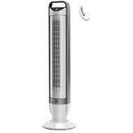 [아마존베스트]Seville Classics UltraSlimline 40 in. Oscillating Tower Fan with Tilt Feature, White