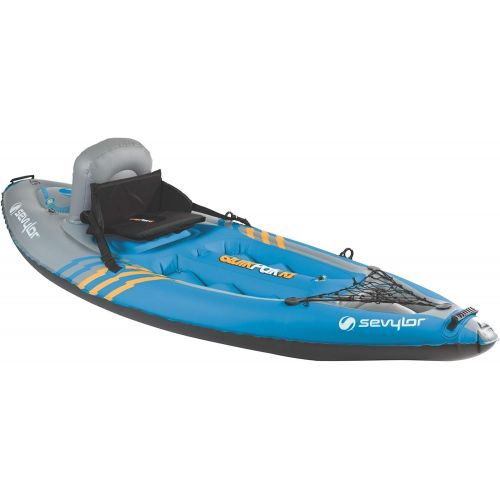  Sevylor Quikpak K1 1-Person Kayak Blue, 87 x 3