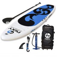 Sevylor NIXY Venice SUP Inflatable Stand Up Paddle Board. Yoga & Beginner Lightweight iSUP built with Dual Layer Fusion Dropstitch. All Accessories included Paddle, Leash, Pump, Should Str