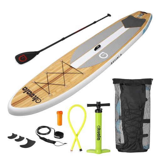  Sevylor AKUALA Inflatable SUP Board All-Around Stand Up Paddle Board SUP Package