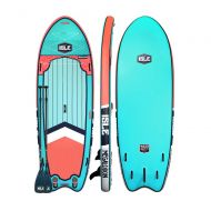 Sevylor ISLE Surf & SUP Megalodon | 12 & 15 Inflatable Stand Up Paddle Board | 8” Thick iSUP and Bundle Accessory Pack | Durable and Lightweight | Stable Wide Stance | Up to 1,050 lbs Capa