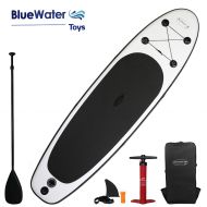 Sevylor Blue Water 11’ Premium SUP | Inflatable Stand Up Paddle Board Set | 34 Inches Wide Extra Stable | Extra Large Non-Slip Deck | 6 Inches Thick | Youth & Adult