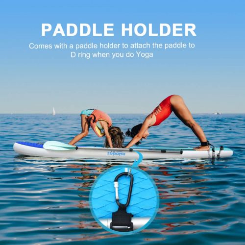  Sevylor Zupapa Inflatable Stand Up Paddle Board All Around for All Skilled Paddlers Adults Child Paddling Kayaking iSUP Yoga