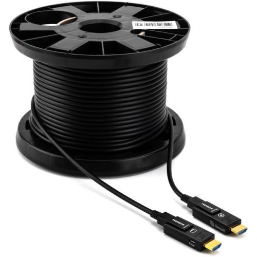  Sewell Direct Light Link Pro HDMI Over Fiber Cable with Detachable Heads by Sewell, 4K @ 60Hz 4:4:4 HDMI 2.0 HDCP 2.2, 40ft