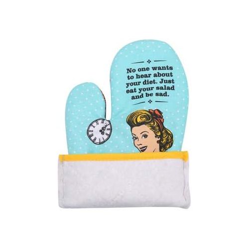  [아마존베스트]Seymour Butz Funny Oven Mitt, Potholder, and Tea Towel Set - Perfect Housewarming Gift