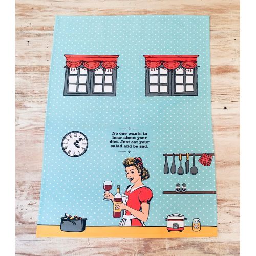  [아마존베스트]Seymour Butz Funny Oven Mitt, Potholder, and Tea Towel Set - Perfect Housewarming Gift