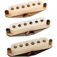 Seymour Duncan},description:Matched set of Antiquity II Strat pickups from 60s. Aged cosmetically and sonically with added chime and quack. Dont let the name fool you: the 60s Surf