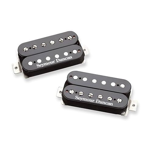  Seymour Duncan 11108-13-B Hot Rodded Humbucker Matched Guitar Pickup Set with True Tune Tuner, Care Kit, Picks