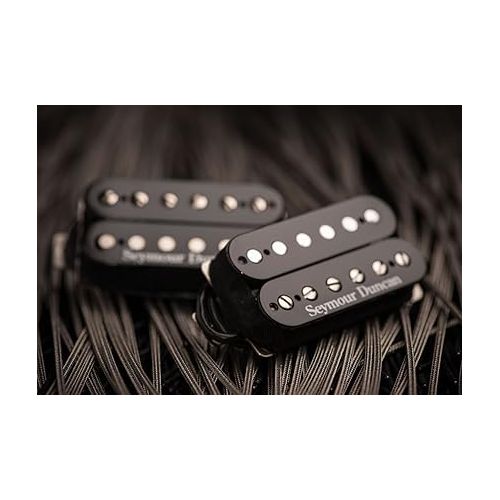  Seymour Duncan 11108-13-B Hot Rodded Humbucker Matched Guitar Pickup Set with True Tune Tuner, Care Kit, Picks