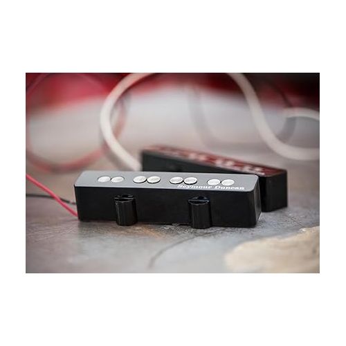  Seymour Duncan Quarter Pound Jazz Bass Pickup Set - High Output Neck and Bridge Bass Guitar Pickups