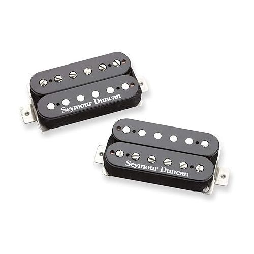 Seymour Duncan Pearly Gates Humbucker Set - Bundled with 4 MXR Patch Cables and Dunlop Pick Pack (Black)