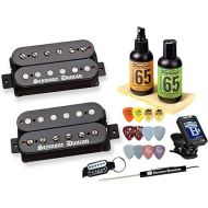 Seymour Duncan Black Winter Matched HB Pickup Set with True Tune Tuner, Dunlop Care Kit, Picks 11102-92-B