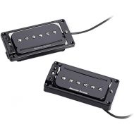 Seymour Duncan 11303-03-B2 P-Rails with Flat Triple Shot Set (Flat Top) - Black