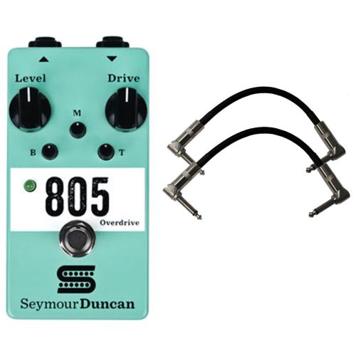  Seymour Duncan 805 Overdrive Stomp Box Guitar Effects Pedal w/2 Cables