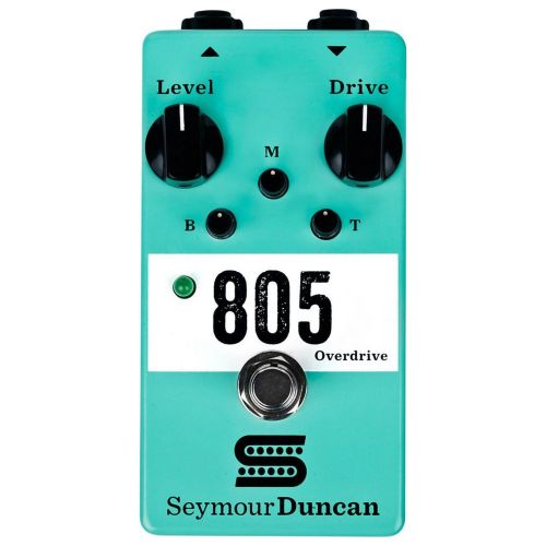  Seymour Duncan 805 Overdrive Stomp Box Guitar Effects Pedal w/2 Cables