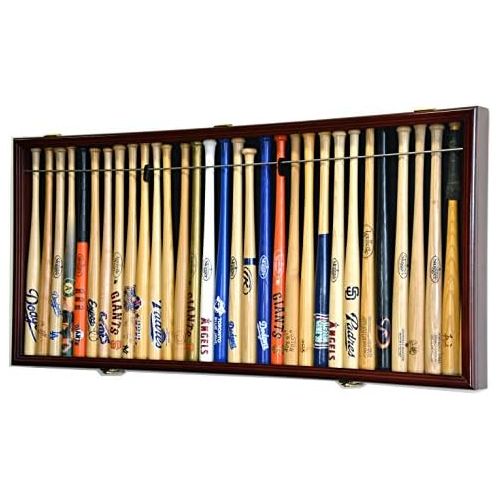  SfDisplay.com,LLC. Mini 18 Baseball Mini Bat Display Case Cabinet Holder Rack w/98% UV Lockable