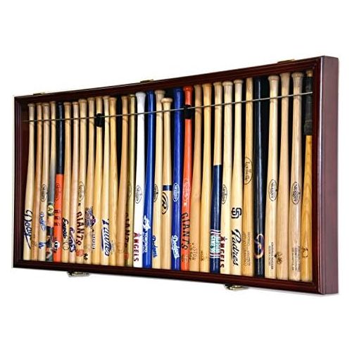  SfDisplay.com,LLC. Mini 18 Baseball Mini Bat Display Case Cabinet Holder Rack w/98% UV Lockable