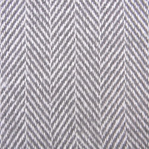  Sferra Celine Herringbone, 100% Cotton Throw Blanket - Charcoal