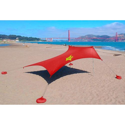  ShadeZoo shademaker  Lightweight Ultimate Protection from The Sun (UPF 50+), rain and Sand at The Beach, The Park or in Your Back Yard