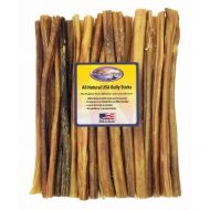 Shadow River 25 Pack 12 Inch Regular All Natural Beef Bully Sticks for Dogs