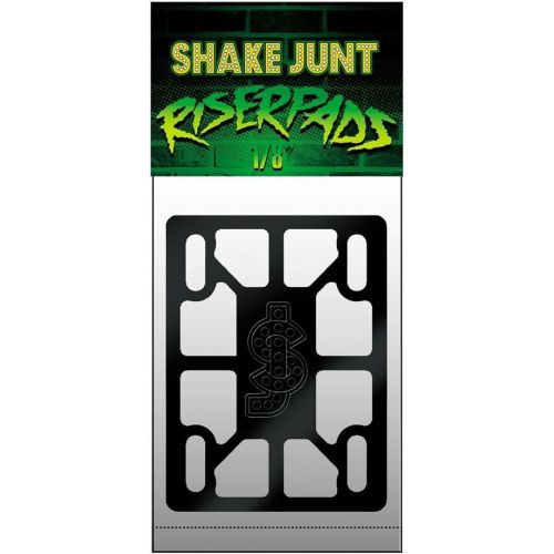  Shake Junt Skateboard Risers 1/8 Black Riser Pads