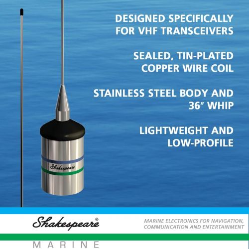  [아마존베스트]Shakespeare 5241-R Low Profile 3 VHF Marine Antenna