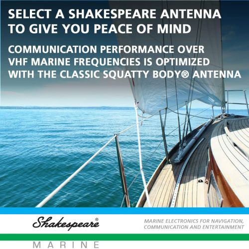  [아마존베스트]Shakespeare 5215 VHF 36-Inch Low-Profile Stainless Steel Antenna