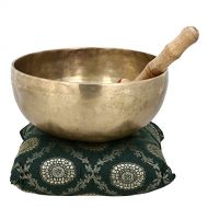 Shalinindia Buddhist Bell Handmade Singing Bowl for Meditation and Healing 8 X 3.75 Inch명상종 싱잉볼