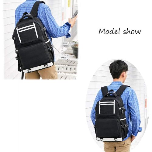  ShangYings Store Soccer Player Star Lionel Messi Multifunction Backpack Barcelona Travel Student Backpack Football Club Fans Bookbag