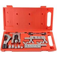 Shankly Flaring Tool Set (10 Piece - Professional Grade), Heavy Duty Steel Flaring Tools Kit and Swage Tool, Flaring Tool with Tubing Cutter Included. (This is not a Double Flaring