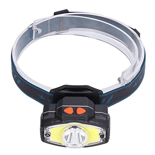  Shanrya Head Flashlight, Headlight High Brightness Waterproof USB Charging COB for Hiking for Night Running