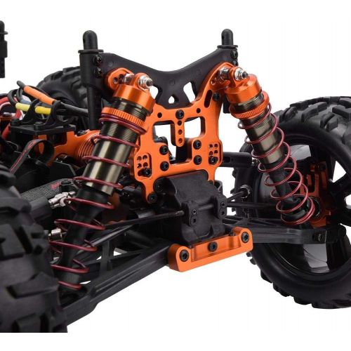  Shanrya 1/8 RC Car, 2.4GHz Remote Control Car Four Wheel Drive 1/8 Monster Truck, 1PCS for Kids Boys