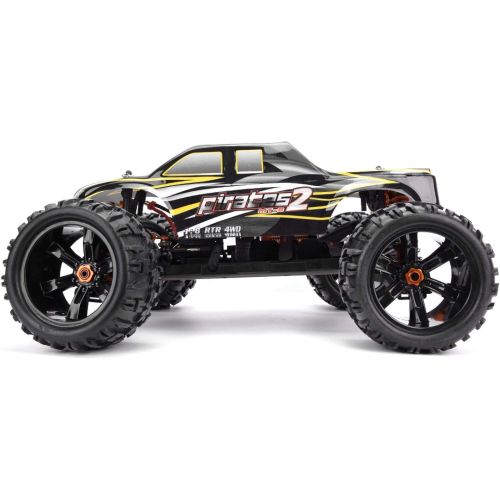  Shanrya 1/8 RC Car, 2.4GHz Remote Control Car Four Wheel Drive 1/8 Monster Truck, 1PCS for Kids Boys